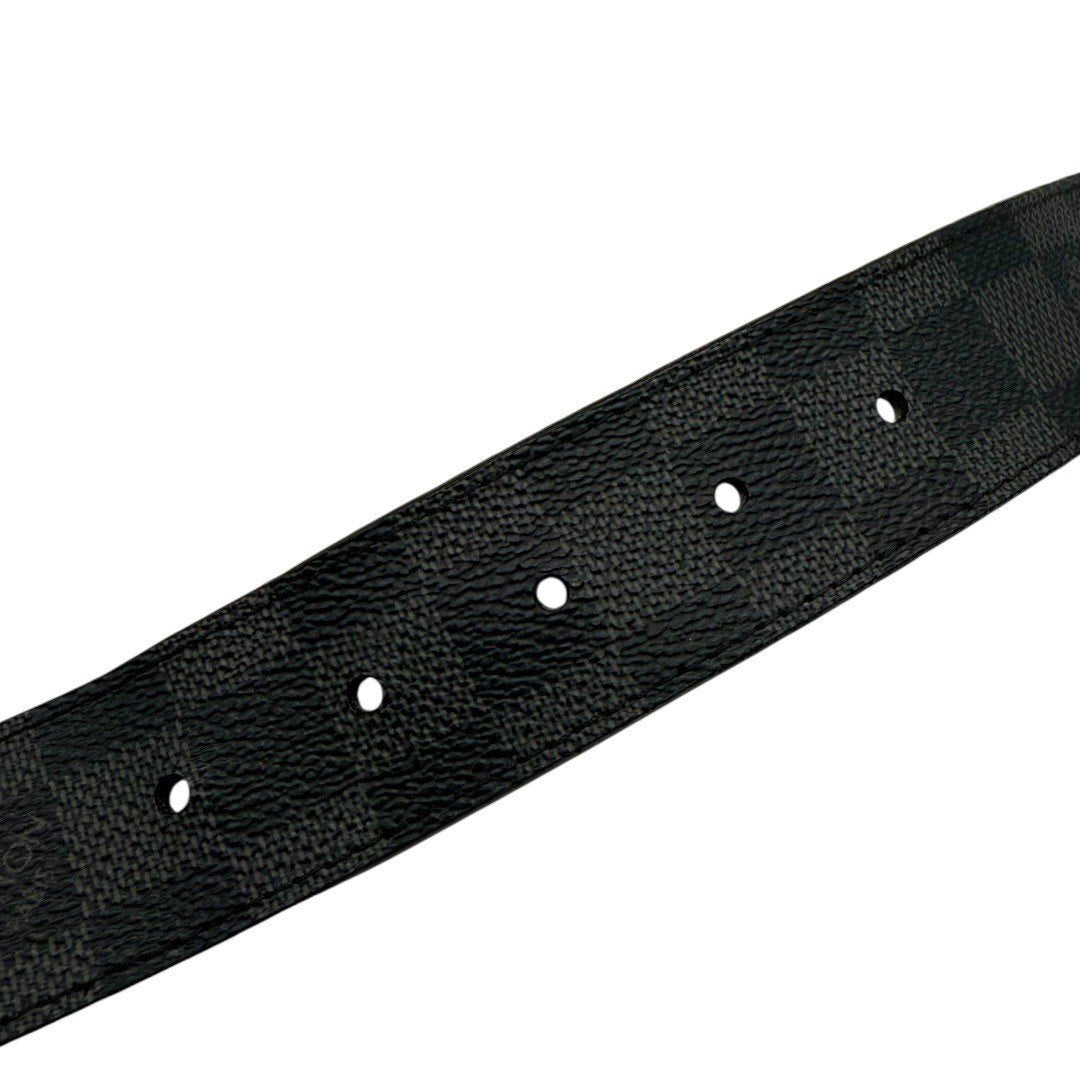 ルイ ヴィトン ベルト サンチュール シドニー ブラウン ダミエ エベヌ M9568  ウエストベルト ダミエキャンバス レザー メンズ