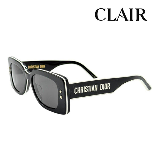 ディオール サングラス スクエア プラスチック ブラック レディース