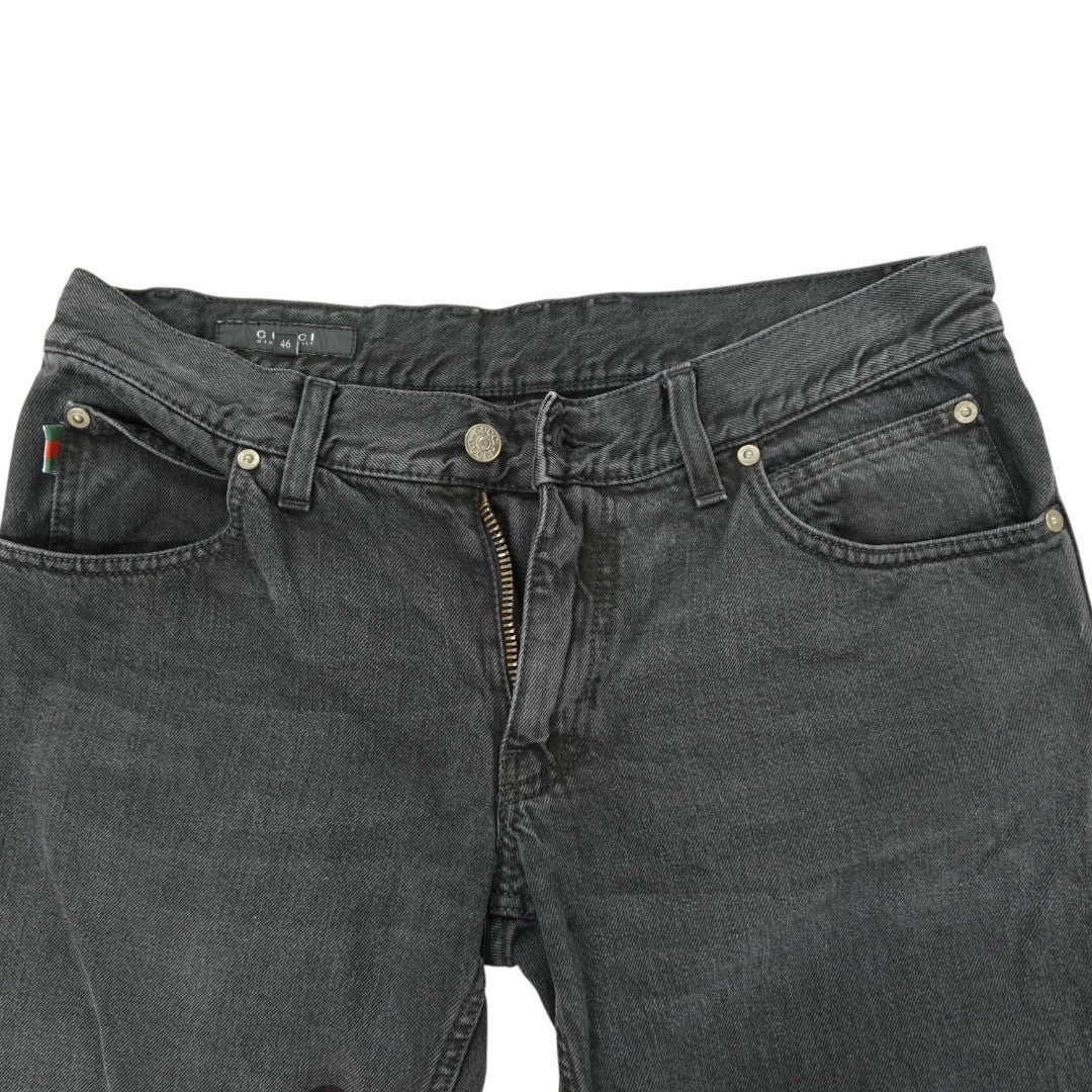 グッチ ジーンズ デニム ブラック サイズ46