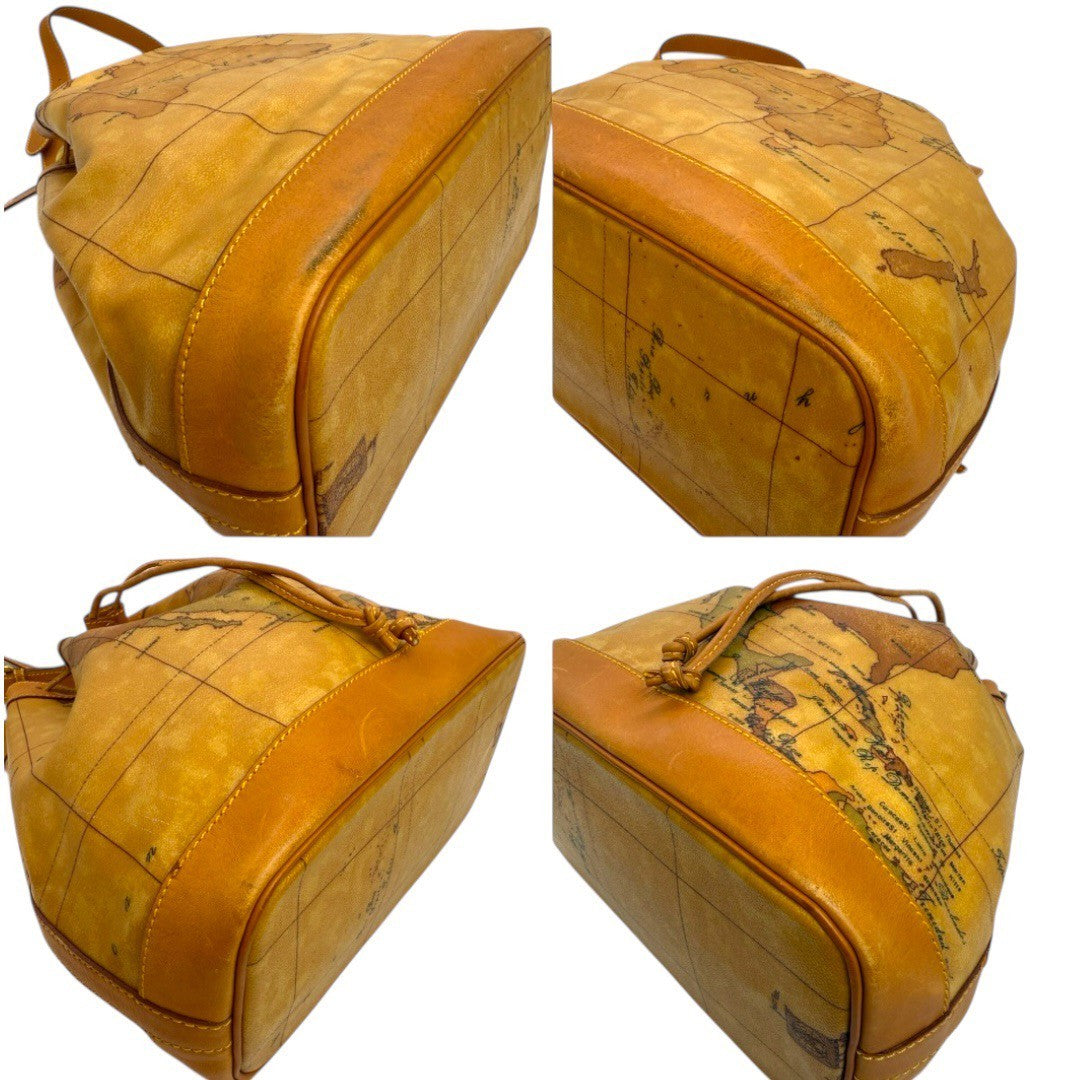 プリマクラッセ バッグ ショルダーバッグ 斜め掛け 地図柄 レザー レディース