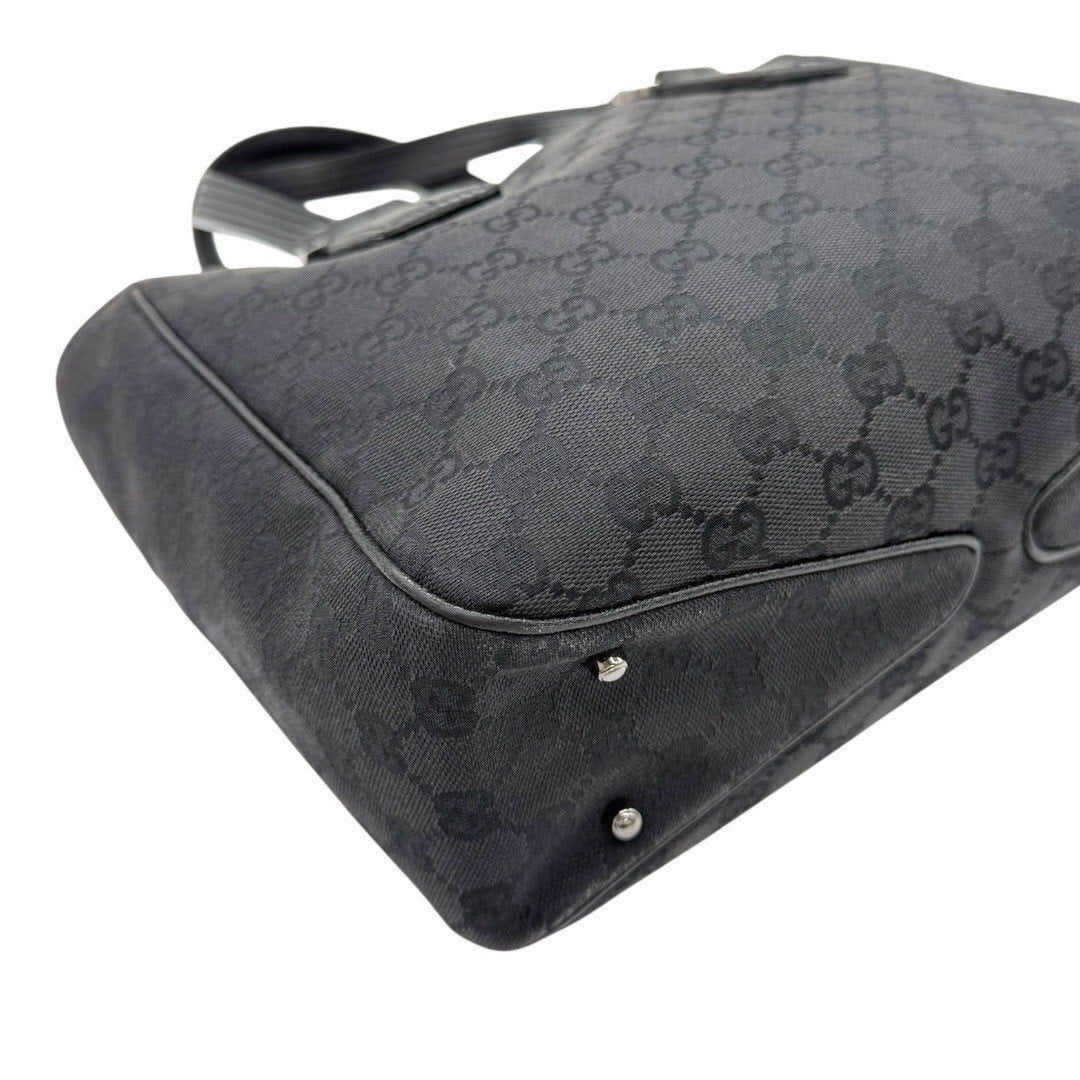 グッチ GGキャンバス トートバッグ ショルダーバッグ ブラック 113019 レディース