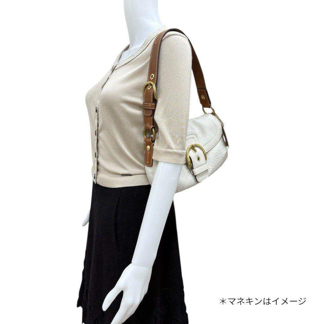 コーチ ソーホー ハンドバッグ ワンショルダーバッグ ２WAYバッグ レディース 白