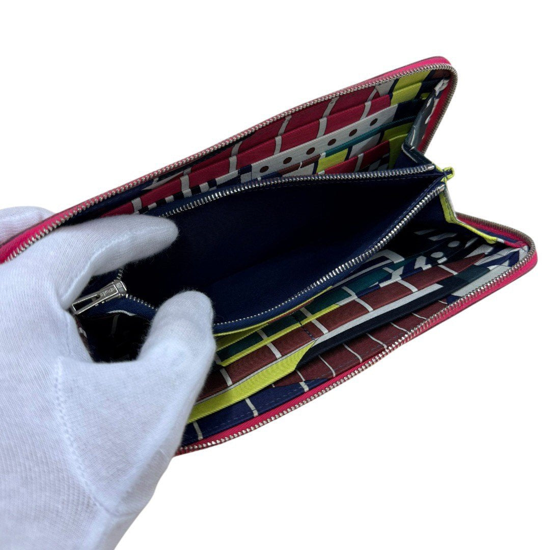 エルメス アザップロング レディース 長財布 ピンク A刻印