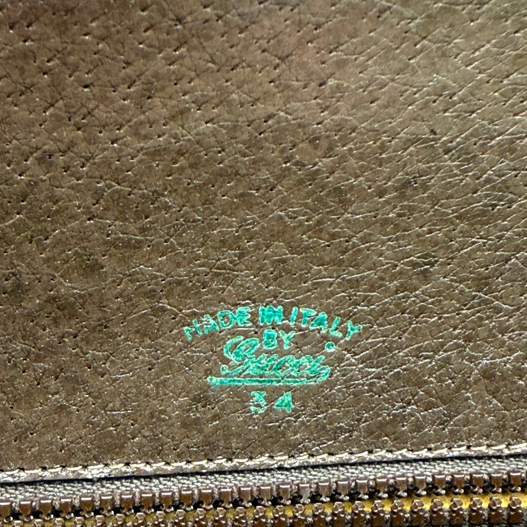 オールドグッチ バンブー ハンドバッグ ターンロック ブラウン レディース グッチ