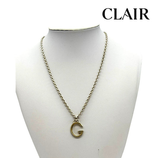 グッチ ペンダントネックレス モチーフロゴプレート PENDANT NECKLACE ペンダント メンズ レディース 男女兼用 925SV