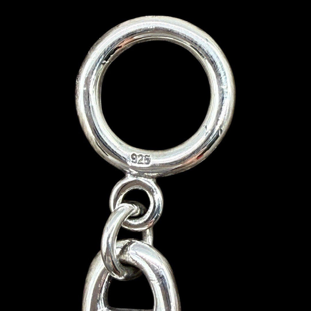 【新品】ハンドメイド おしゃれ SV925 アンカーチェーンブレスレット シルバー ブレスレット 925刻印あり スターリングシルバー925 銀 マンテル チェーンブレスレット MM 海外買付