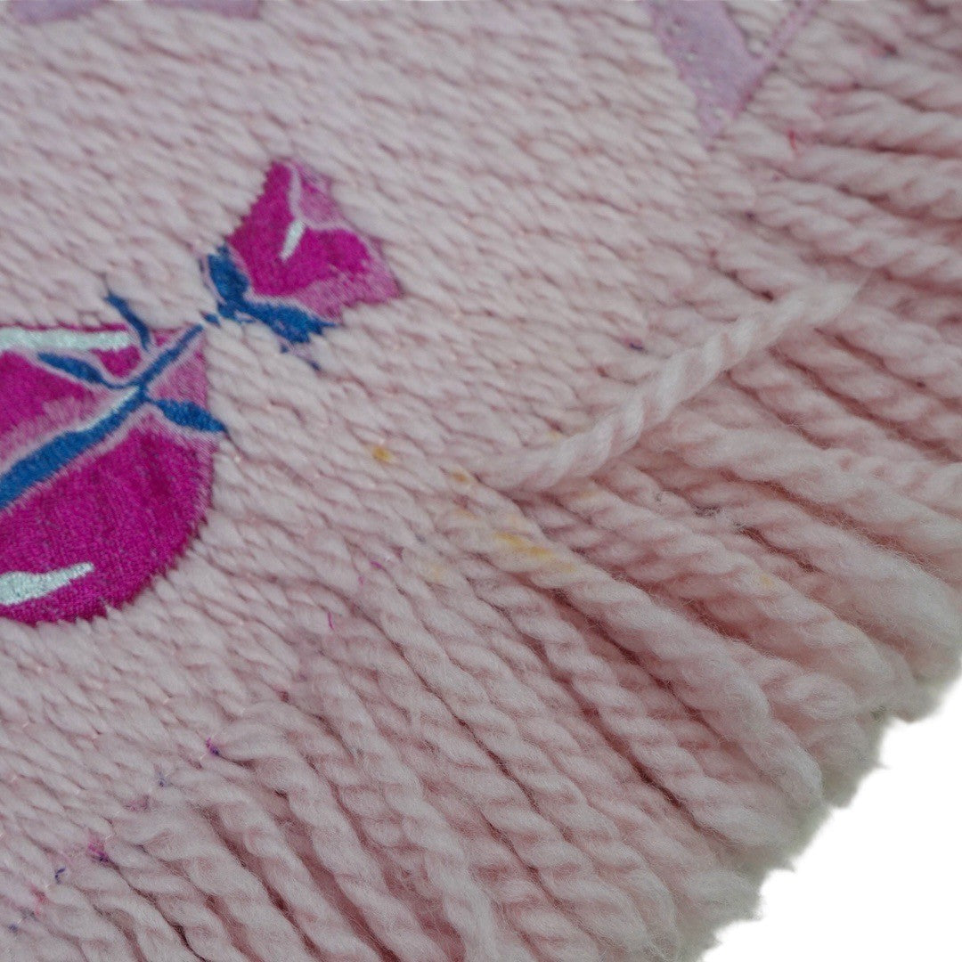 ルイヴィトン マフラー エシャルプ ロゴマニア アラフォリ M71587 ピンク ハート レディース