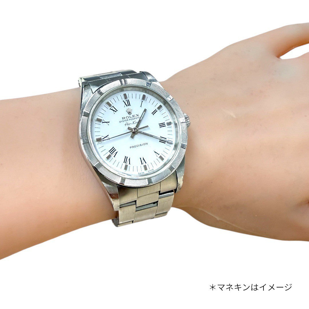 ロレックス エアキング 14010M ホワイト センターローマ P番 メンズ
