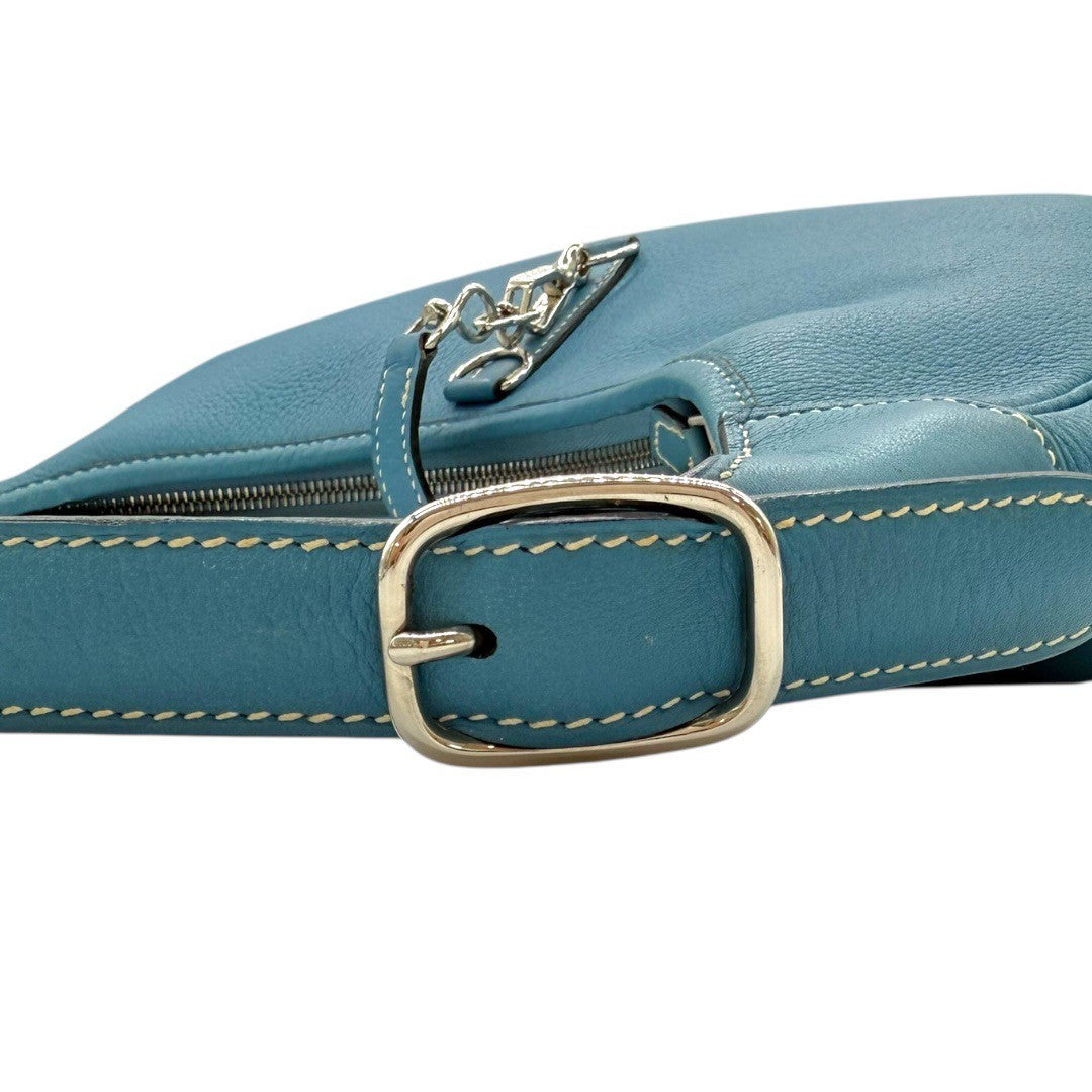 エルメス トリム31 ブルージーン シルバー金具