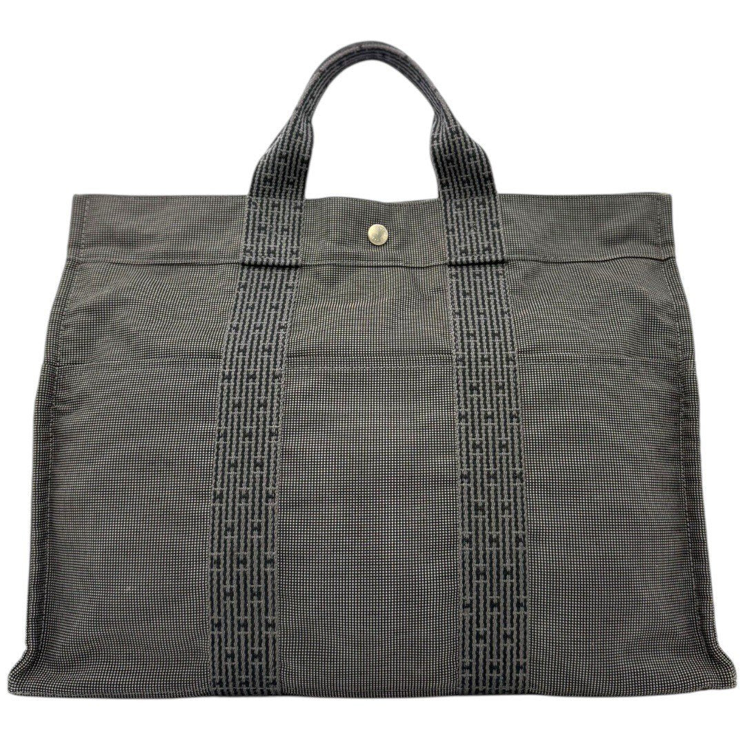 エルメス エールライントートMM ハンドバッグ トートバッグ グレー レディース メンズ