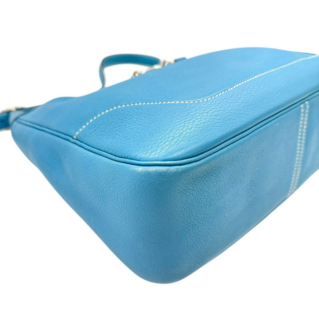 エルメス トリム31 ブルージーン シルバー金具