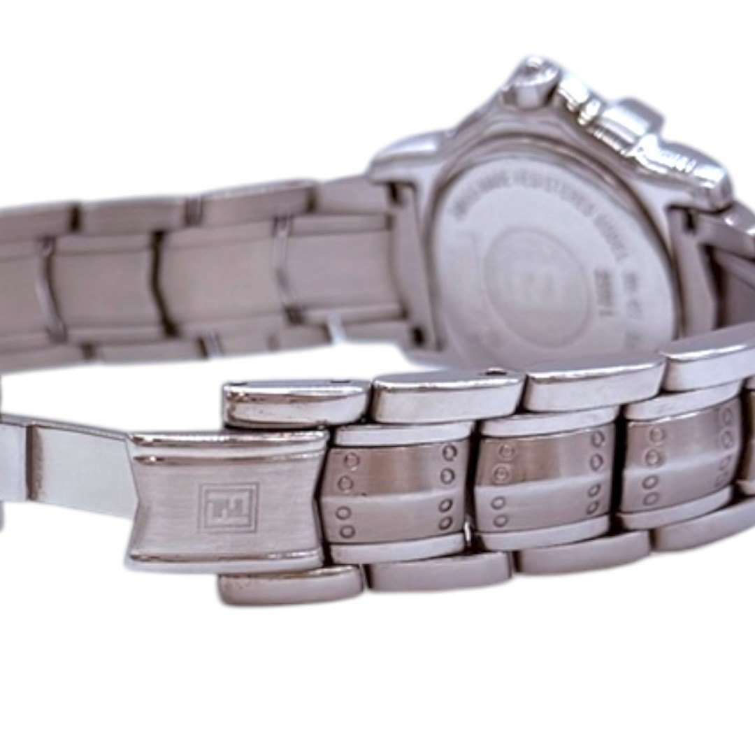 フェンディ 腕時計 FF ステンレスベルト シルバー ブルー スイス製 レディース