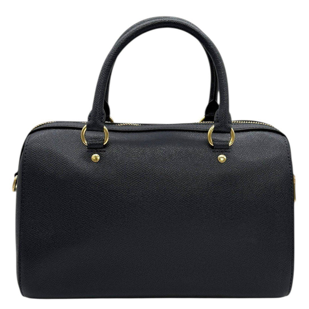 【極美品】コーチ ハンドバッグ ショルダーバッグ２WAYバッグ レザー ローワンサッチュエル F79946 レディース ネイビ ー紺