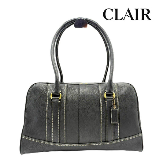 【美品】コーチ レザーバッグ ハンドバッグ ショルダーバック 2WAYバック 黒 ブラック レディース