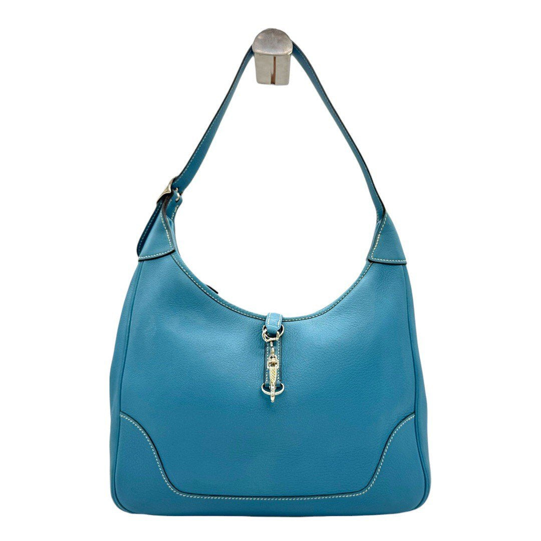 エルメス トリム31 ブルージーン シルバー金具