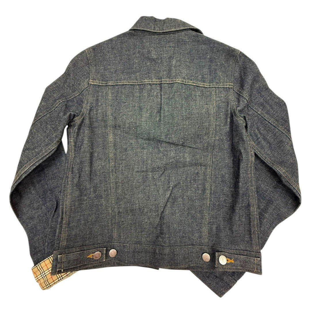 バーバリー デニム ジャケット ノバチェック メンズ レディース ユニセックス 38