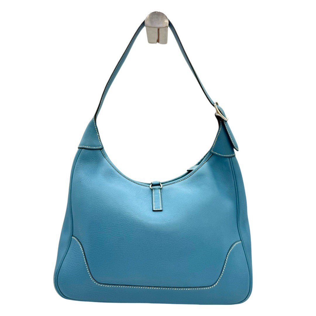 エルメス トリム31 ブルージーン シルバー金具