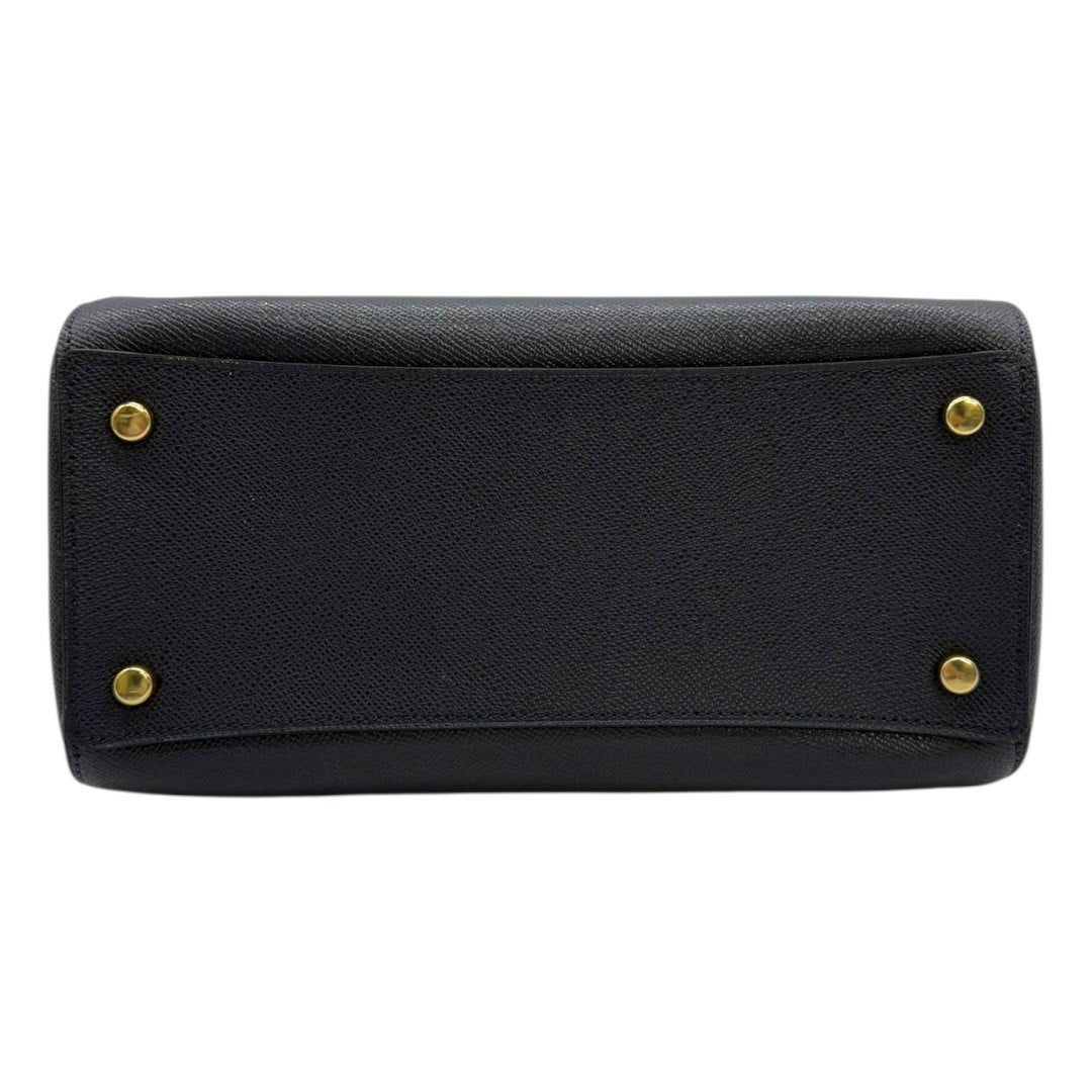 【極美品】コーチ ハンドバッグ ショルダーバッグ２WAYバッグ レザー ローワンサッチュエル F79946 レディース ネイビ ー紺