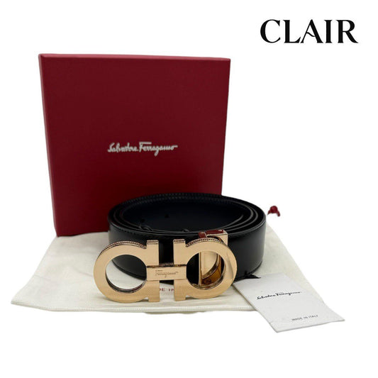 フェラガモ ベルト 67A166 725453 Ferragamo Belts Nero ブラック ネイビー メンズ