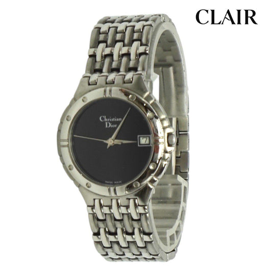 クリスチャンディオール クォーツ アナログ デイト 腕時計 ウォッチ 動作品 レディース メンズ