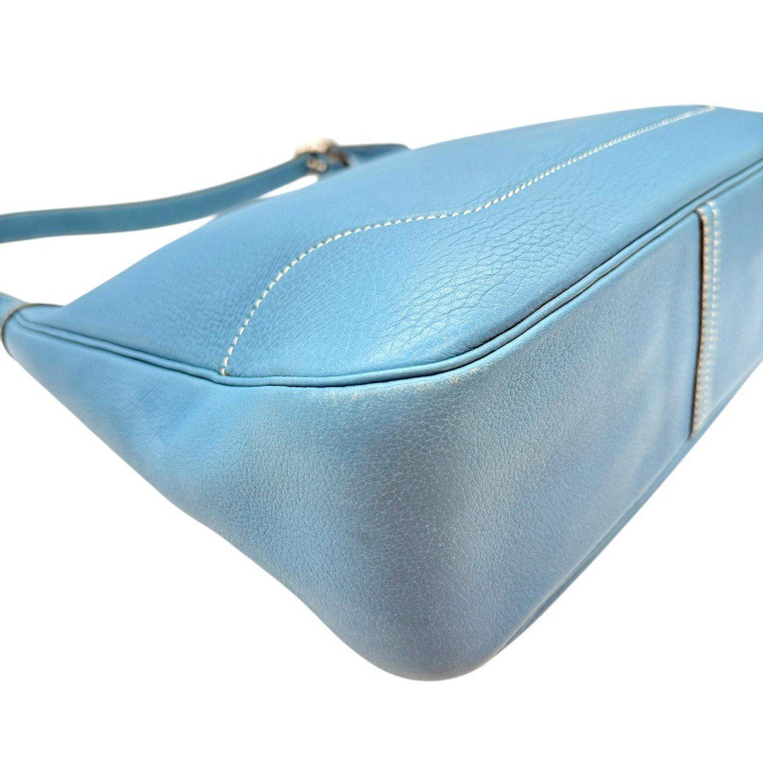 エルメス トリム31 ブルージーン シルバー金具