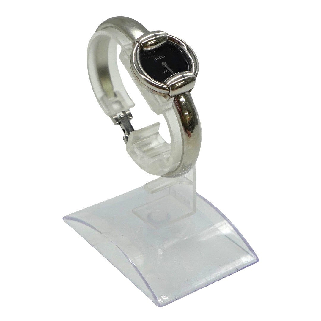 グッチ時計 バングルウォッチ 腕時計 クオーツ 1400L 黒 ブラック シルバー レディース グッチ