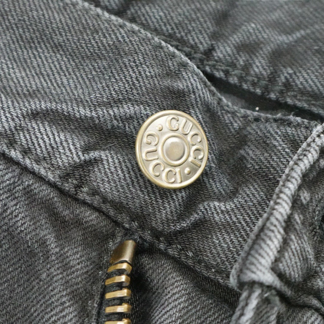 グッチ ジーンズ デニム ブラック サイズ46