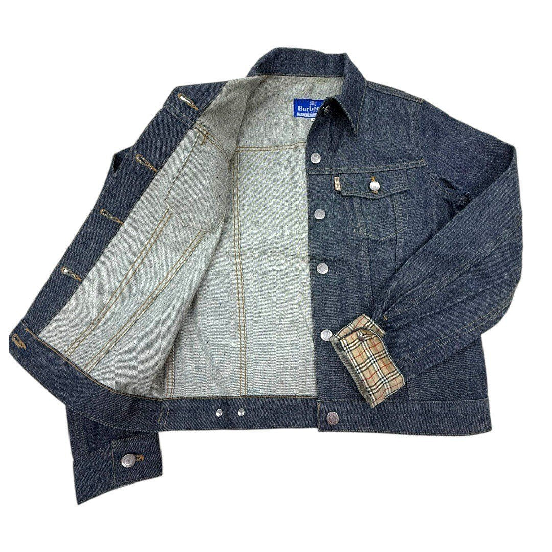バーバリー デニム ジャケット ノバチェック メンズ レディース ユニセックス 38
