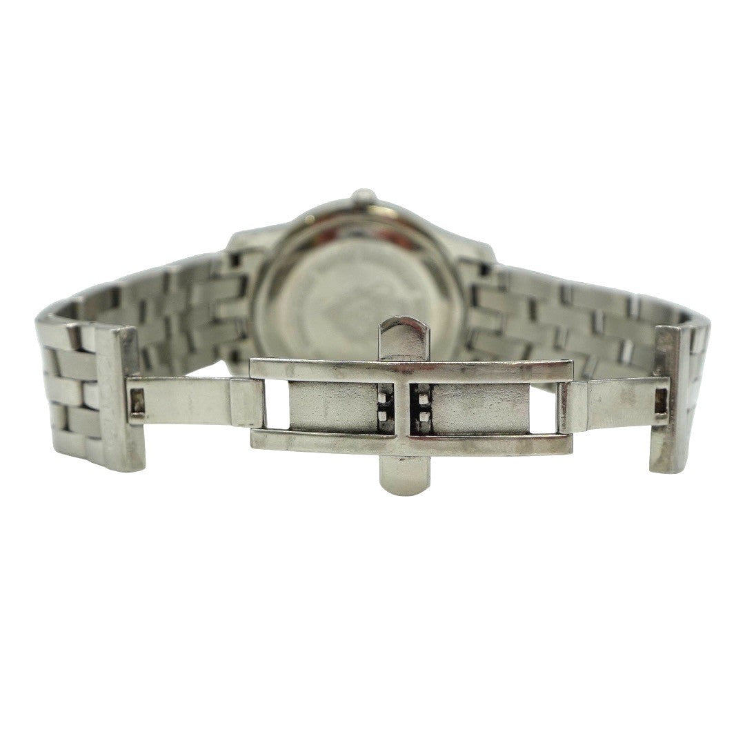 グッチ 腕時計 5500M クォーツ腕時計 SS シルバー文字盤 デイト