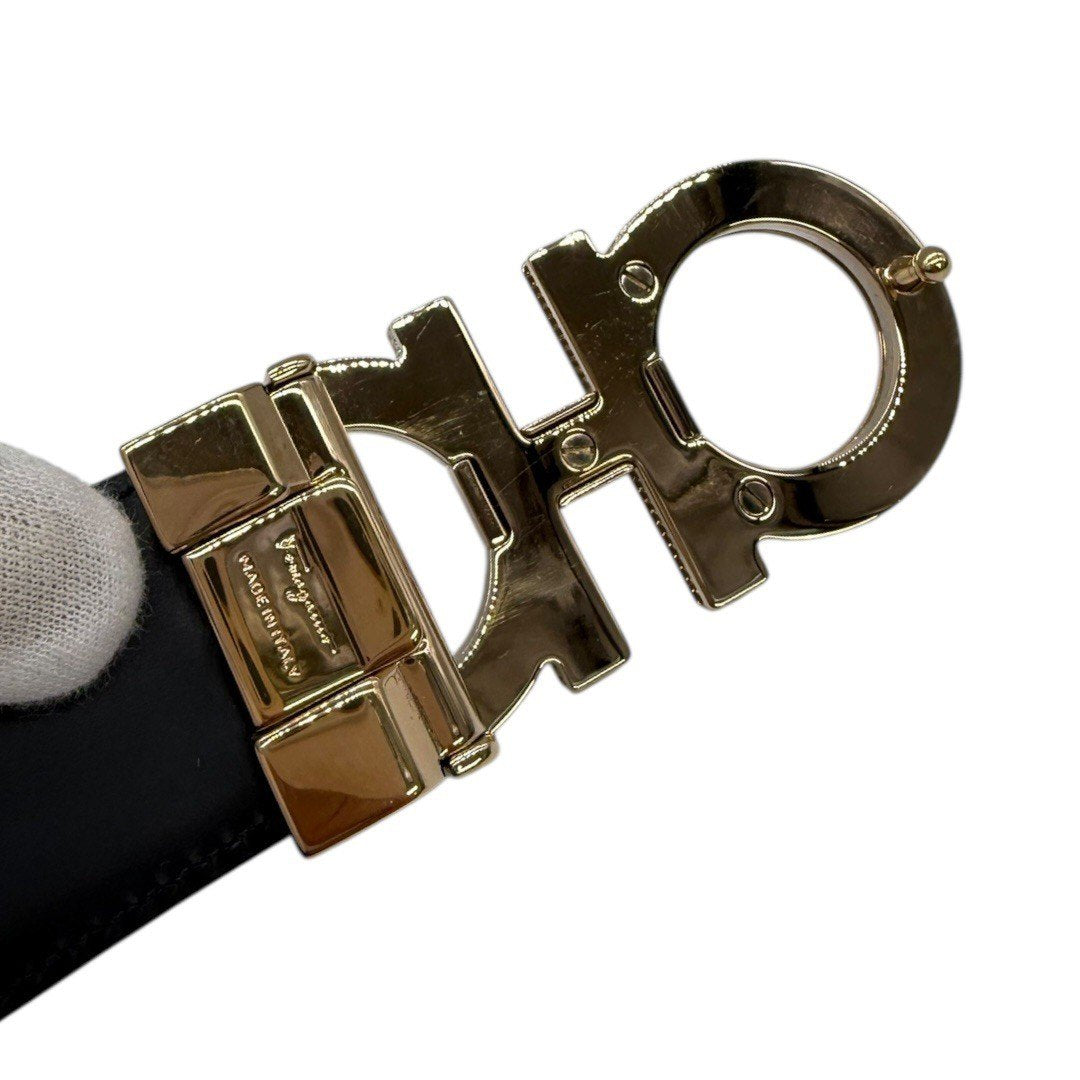 フェラガモ ベルト 67A166 725453 Ferragamo Belts Nero ブラック ネイビー メンズ