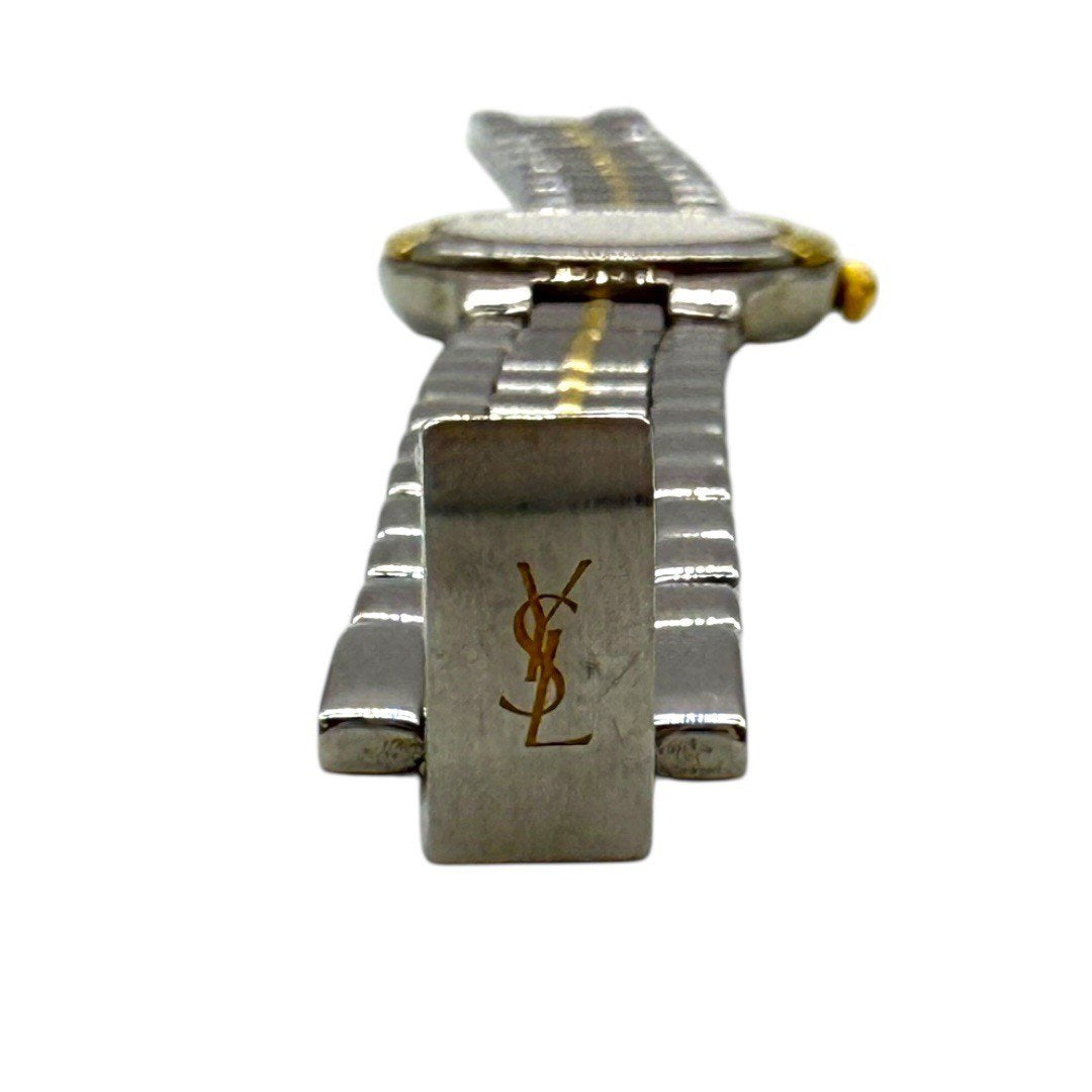 イブサンローラン 腕時計 コンビ スクエア YSL