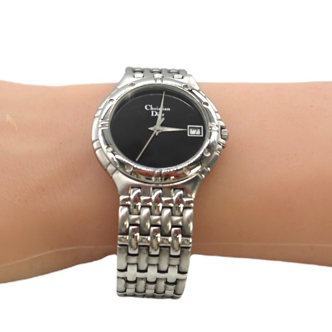 クリスチャンディオール クォーツ アナログ デイト 腕時計 ウォッチ 動作品 レディース メンズ
