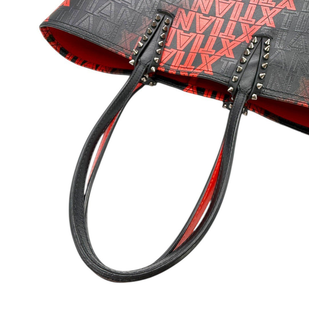 クリスチャンルブタン トートバッグ レディース スモール ロゴ スタッズ ポーチ付き