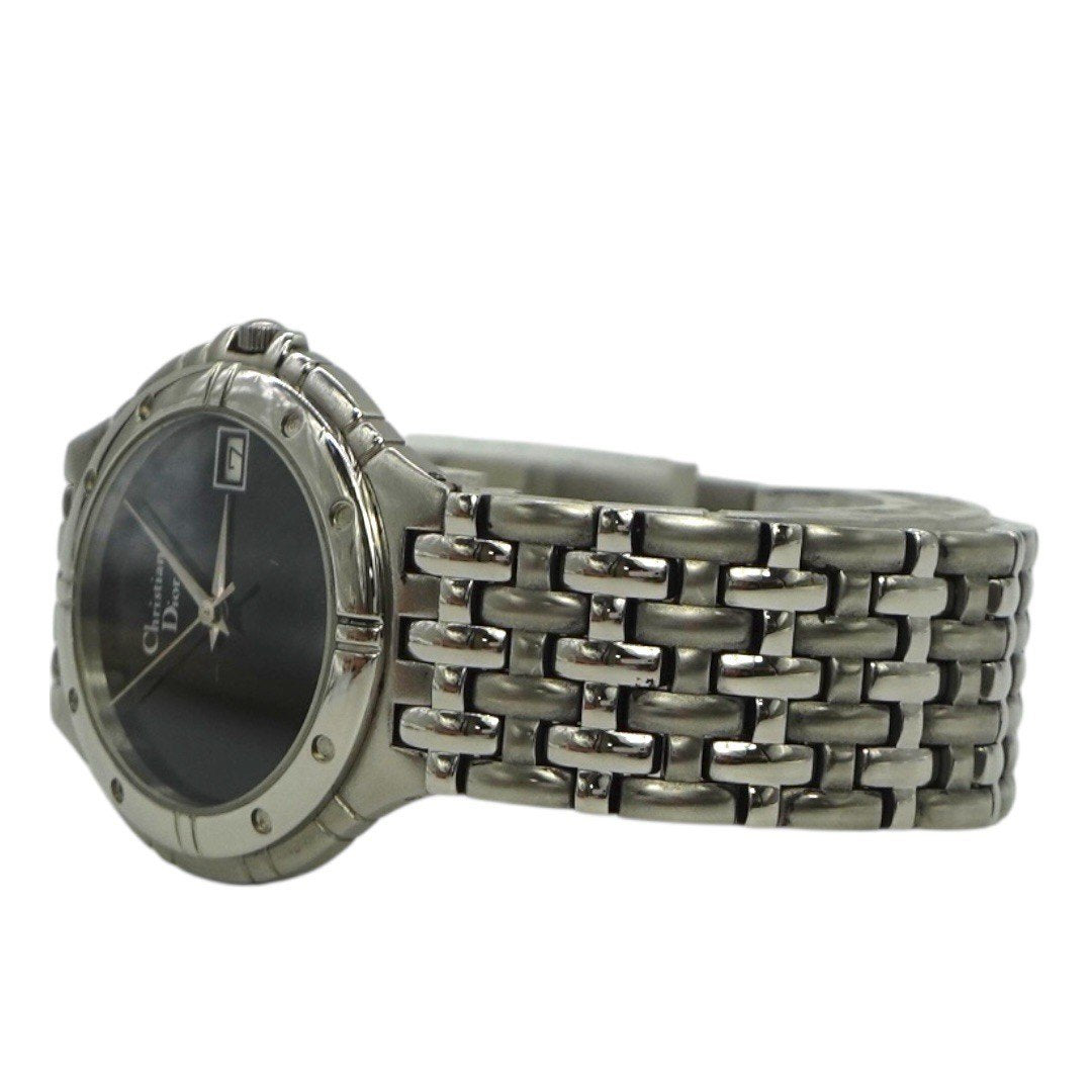 クリスチャンディオール クォーツ アナログ デイト 腕時計 ウォッチ 動作品 レディース メンズ