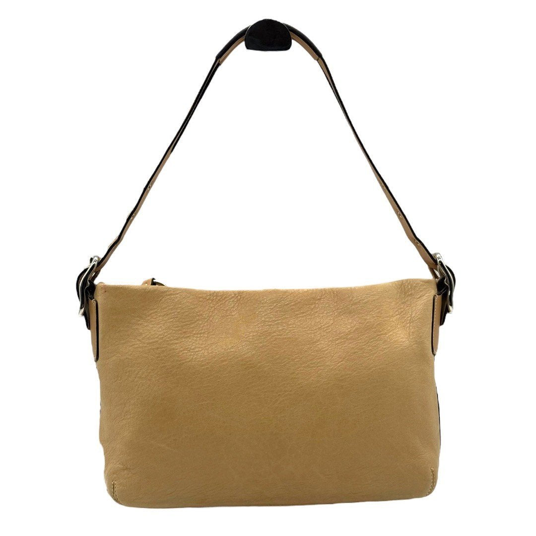 コーチ　肩掛けショルダーバッグ カーキ レザー