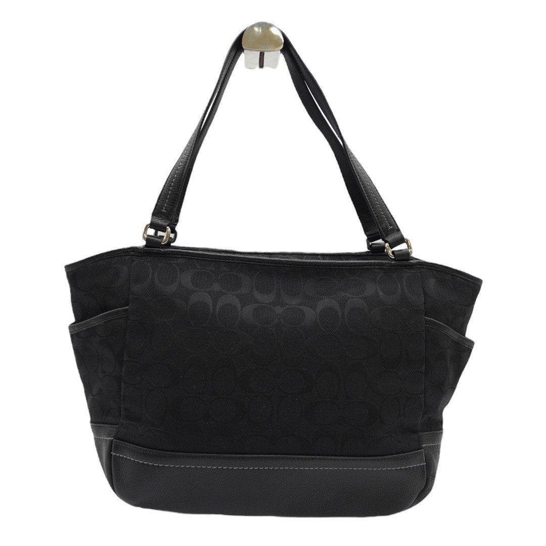 コーチ バッグ トートバッグ a4 黒 レディース