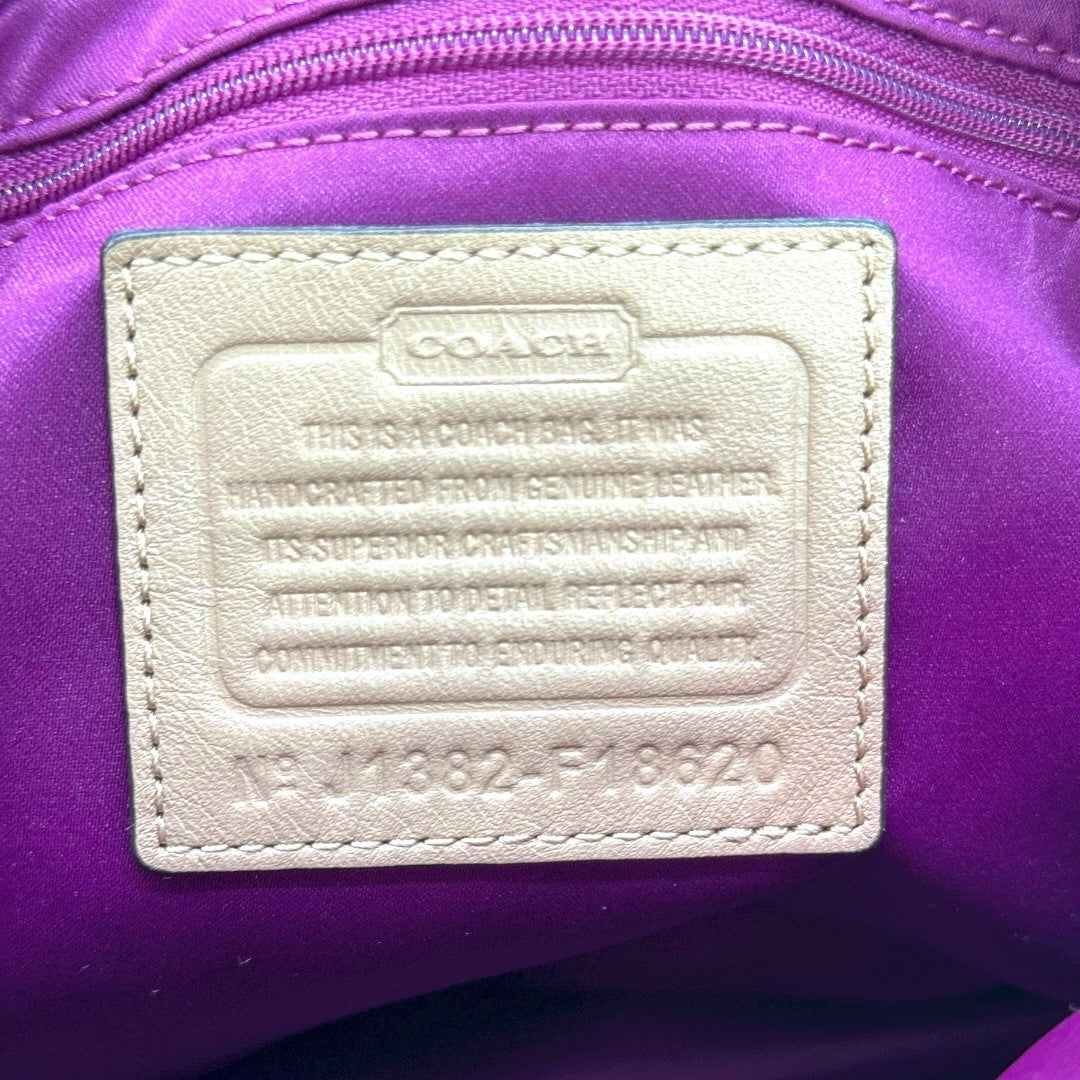 【美品】コーチ 2Way  ショルダーバッグ ハンドバッグ 15942 マディソン レザー ギャザー  ベージュ  レディース