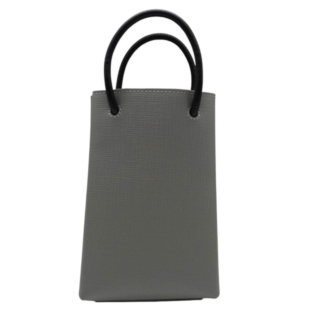 バレンシアガ フォンケース 携帯ケース スマホケース スマホショルダーケース ショルダー タイプ グレー メンズ レディース ユニセックス