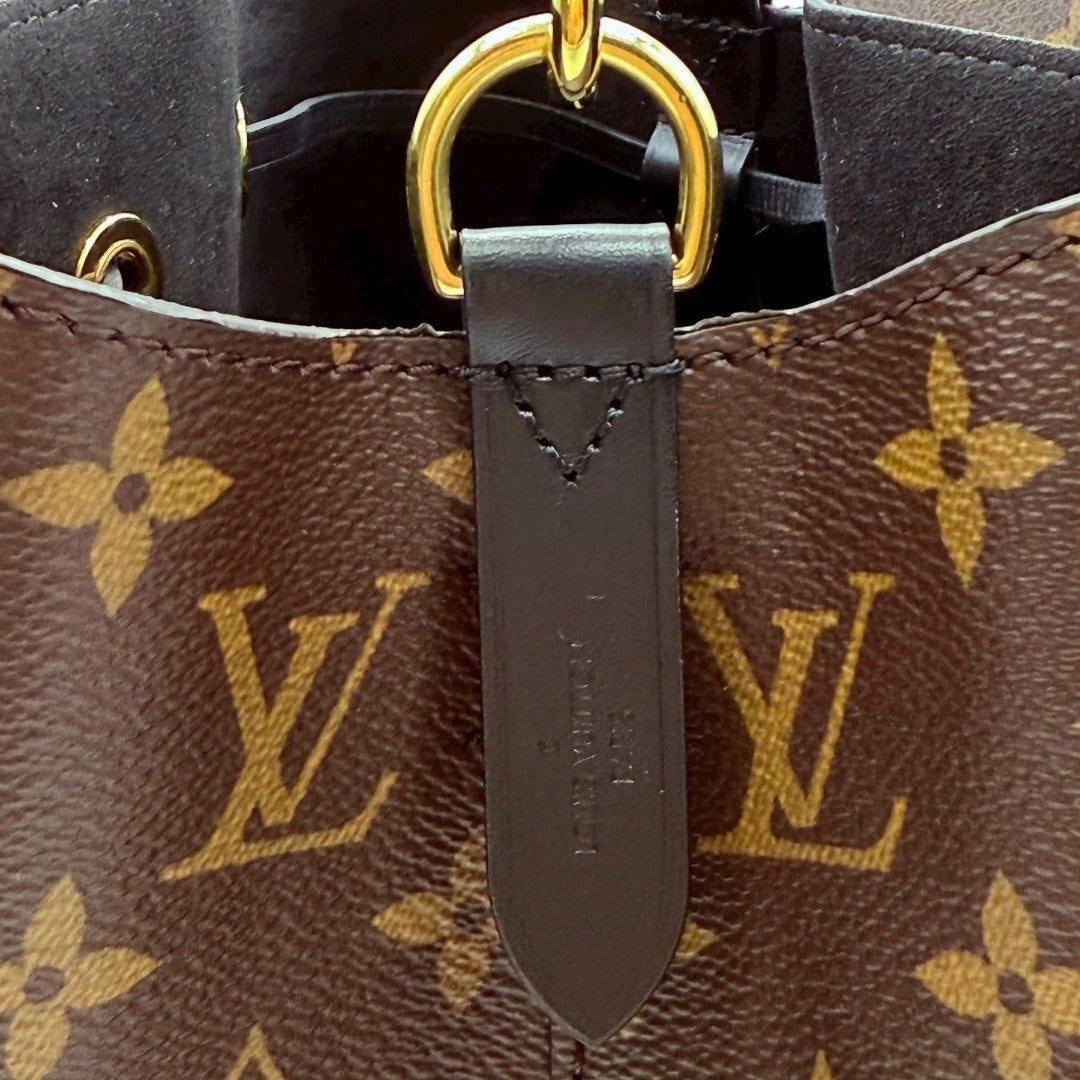 【極美品】ルイヴィトン ネオノエMM M44020 ショルダーバッグ ブラック/ブラウン レディース