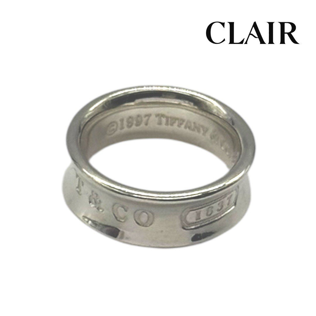 ティファニー指輪 1837 ナロー リング シルバー925 チタン 指輪 レディース 10号  ティファニー