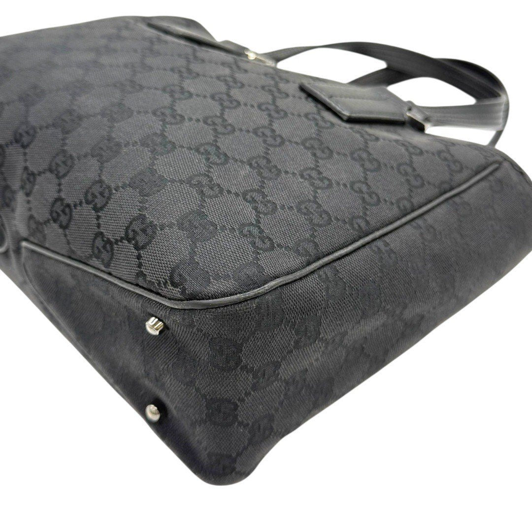 グッチ GGキャンバス トートバッグ ショルダーバッグ ブラック 113019 レディース