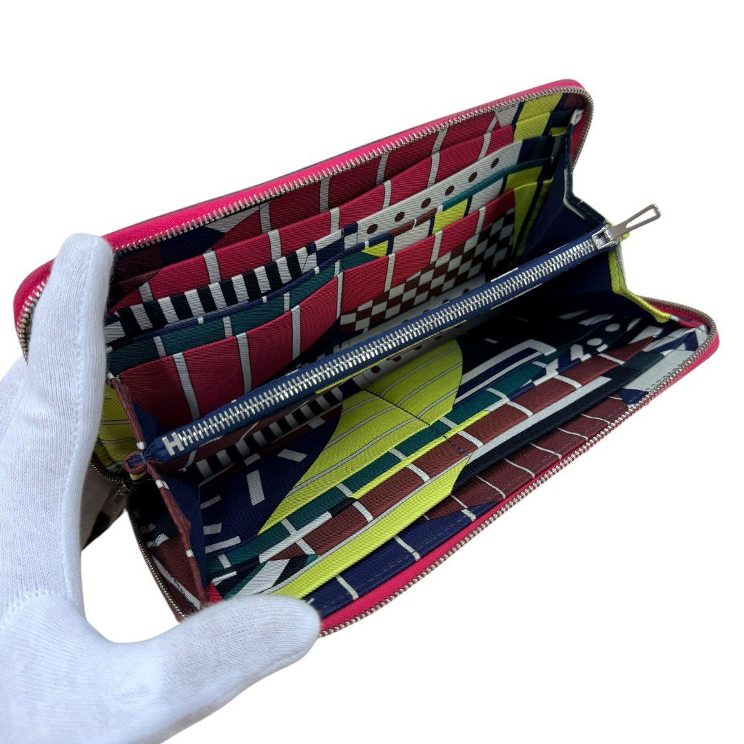エルメス アザップロング レディース 長財布 ピンク A刻印