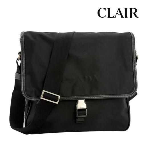 プラダ ショルダーバッグ バッグ ナイロン 黒 ブラック レディース メンズ