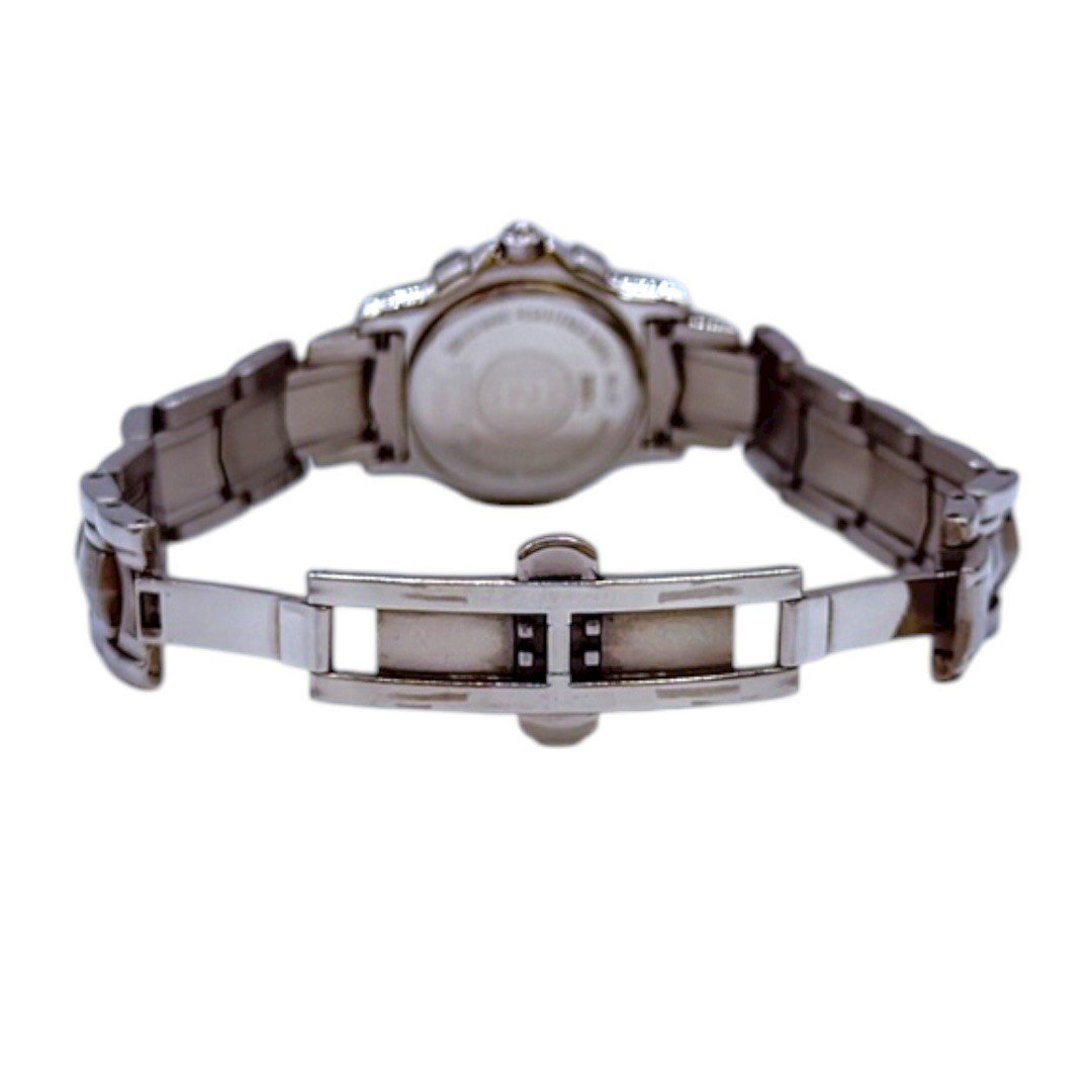 フェンディ 腕時計 FF ステンレスベルト シルバー ブルー スイス製 レディース