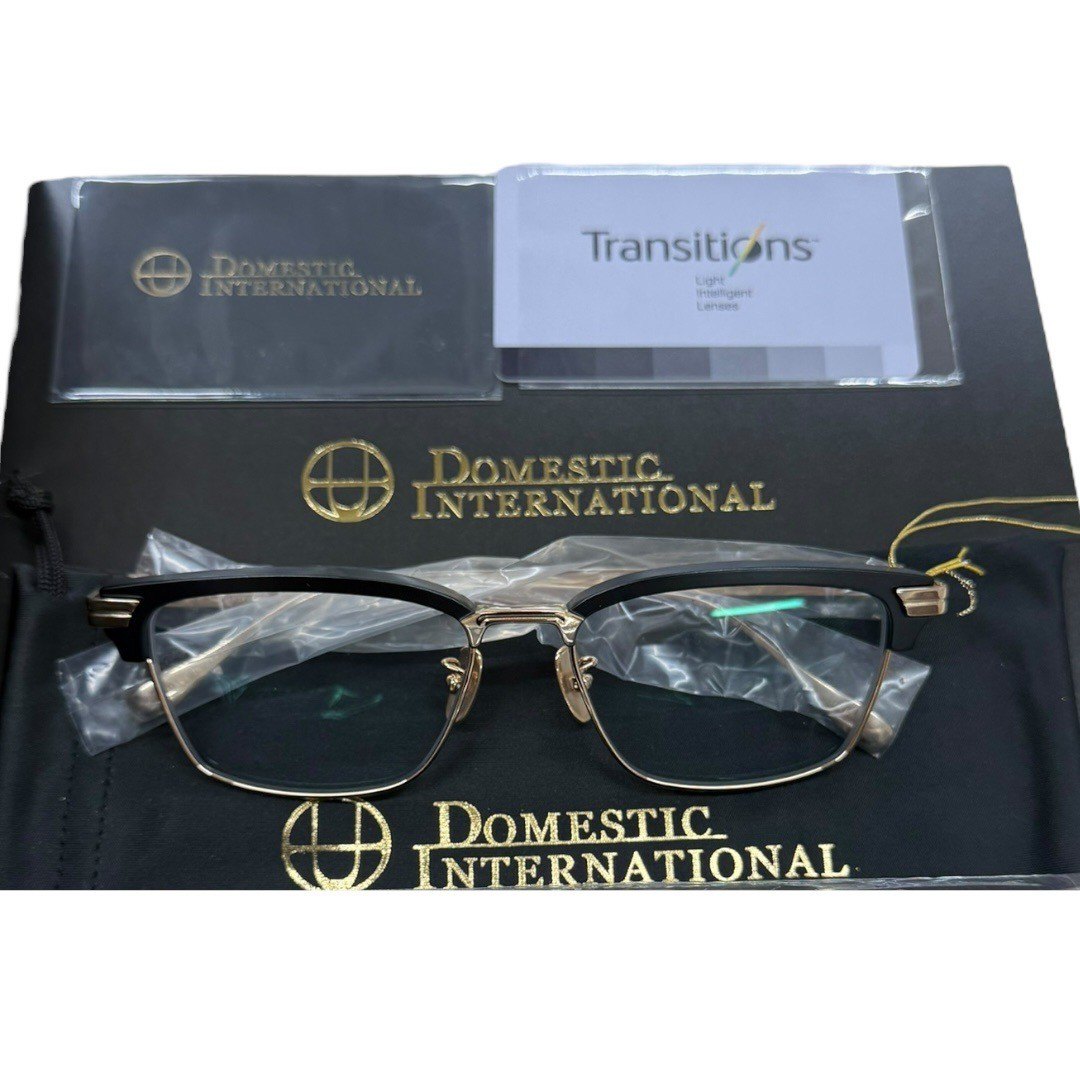 【新品未使用品】ドメスチックインターナショナル サングラス 1002TS メンズ DOMESTICINTERNATIONAL ゴールド