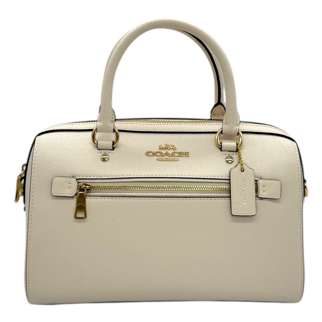コーチ ハンドバッグ２WAYバッグ ショルダーバッグ レザー ホワイト レディース