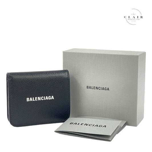 BALENCIAGA バレンシアガ エブリデイ レザー コンパクト ウォレット