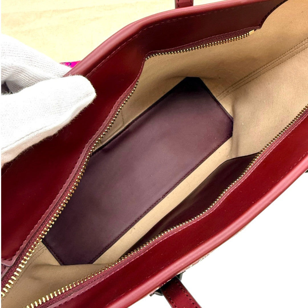 トリーバーチ ジェミニリンク トートバッグ 2way PVC レッド