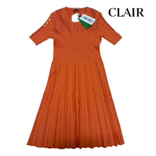 ケンゾー ワンピース ドレス レディース FA52RO511842 36 ライトオレンジ