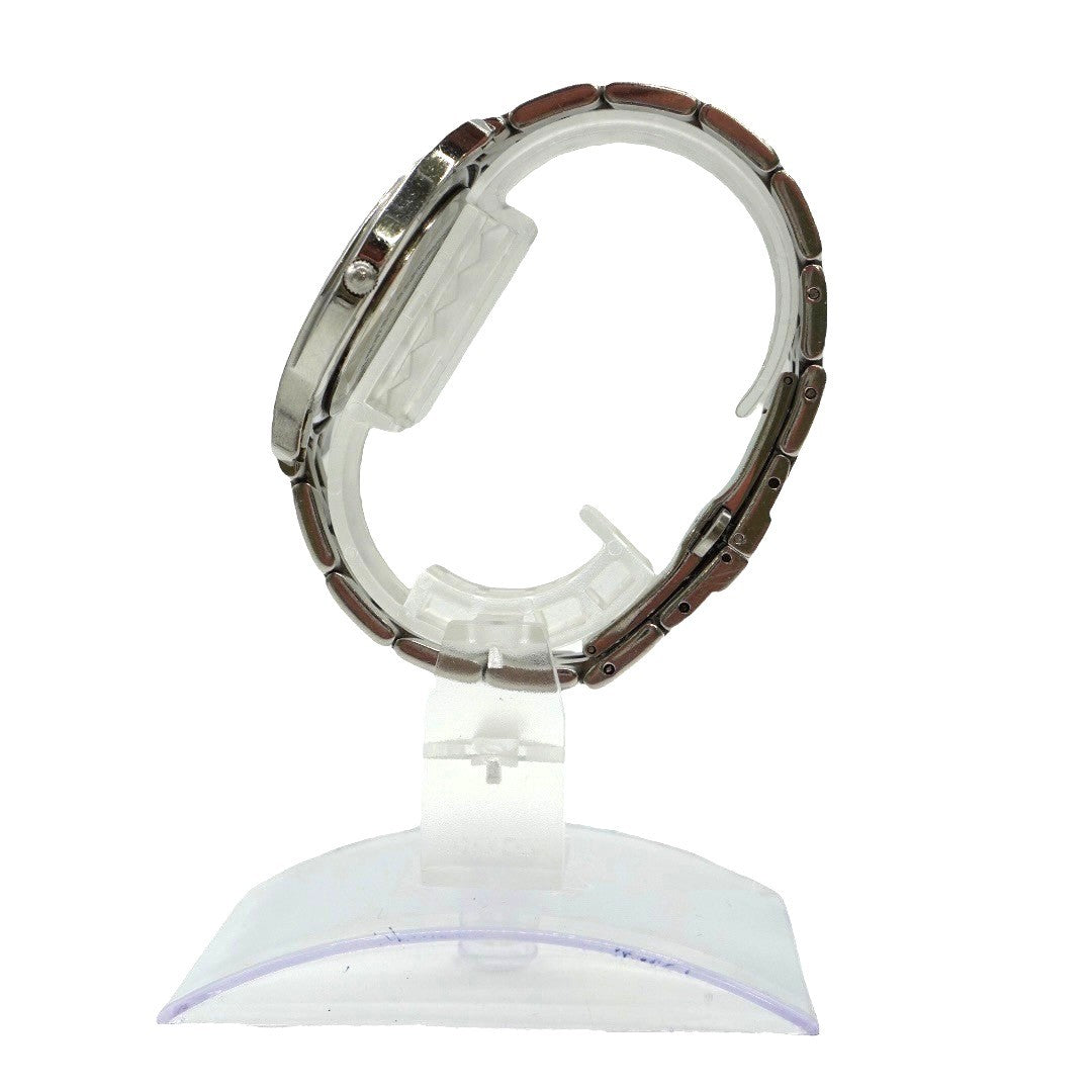 グッチ 腕時計 5500M クォーツ腕時計 SS シルバー文字盤 デイト